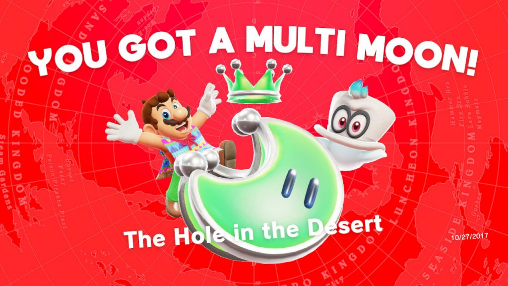 Super Mario Odyssey - Moon Shards in the Sand locations