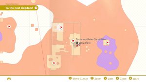 Super Mario Odyssey - Sand Kingdom - Moon Locations 