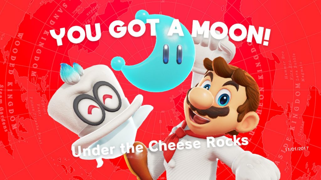 Super Mario Odyssey: Cascade Kingdom Power Moon Locations