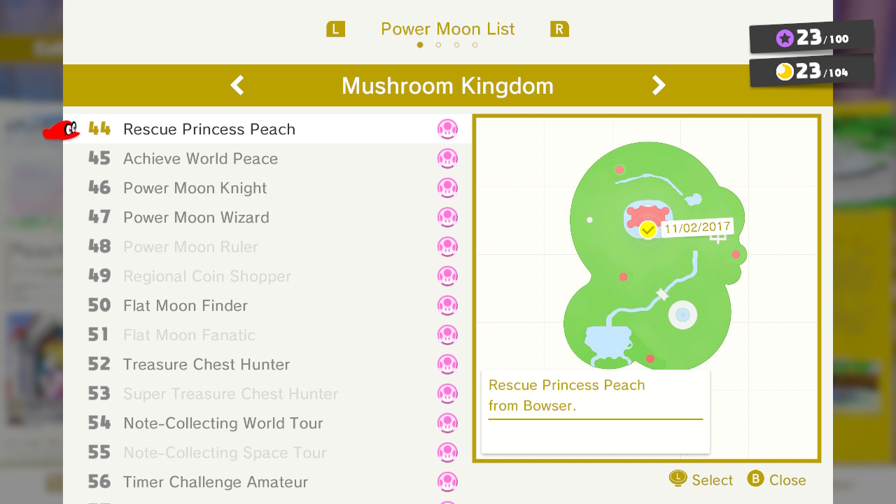 List Of All Kingdoms And Power Moons In Super Mario Odyssey