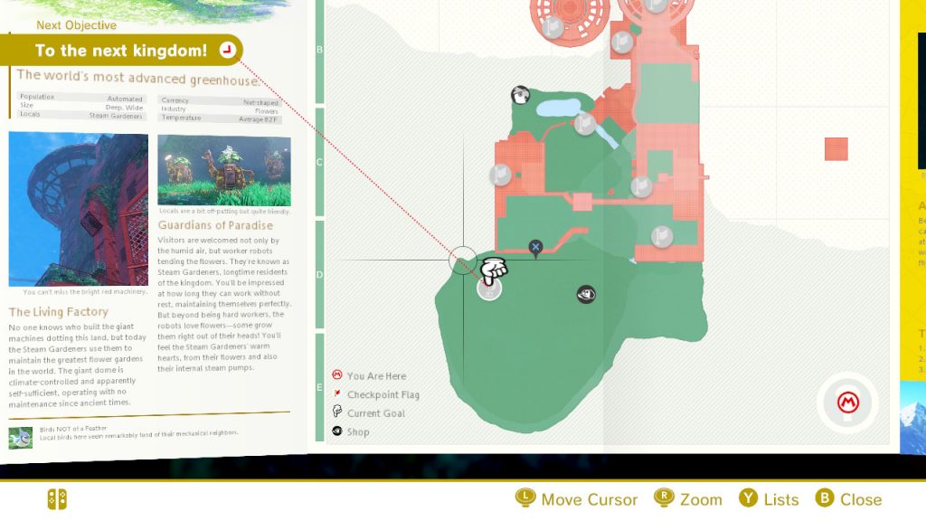 Super Mario Odyssey - Wooded Kingdom - Moon Locations ...